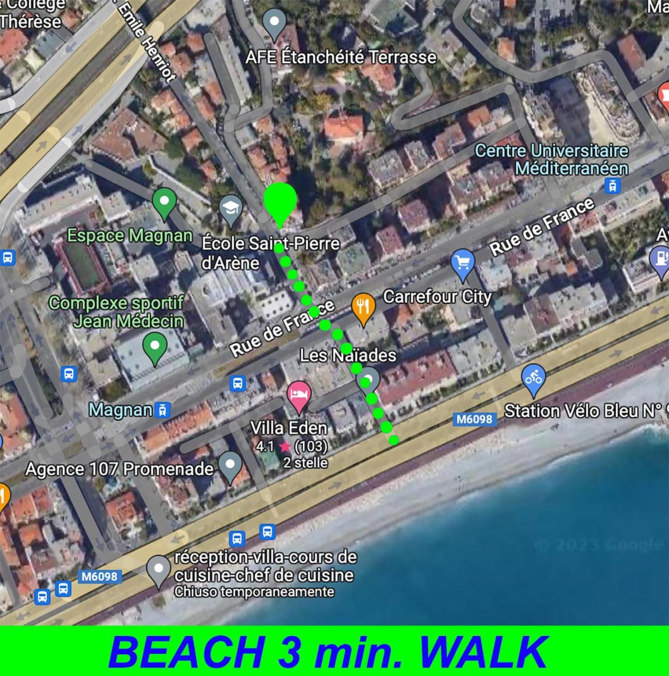 Beautiful Renovated Apartment ,Next To The Beach ! Air-C, Free Parking! Nice Bagian luar foto